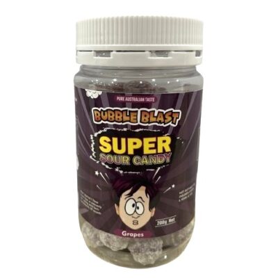 Grapes Super Sour Candy Pack (200g)