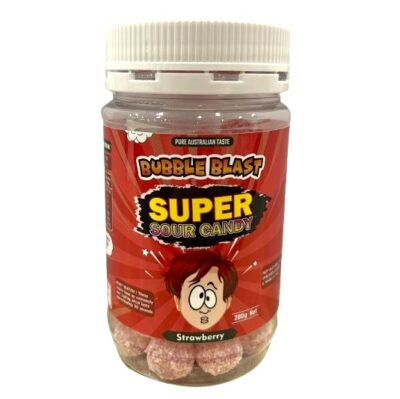 Strawberry Super Sour Candy Pack (200g)