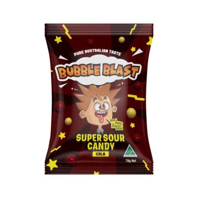 Cola Super Sour Candy Pack (70g)